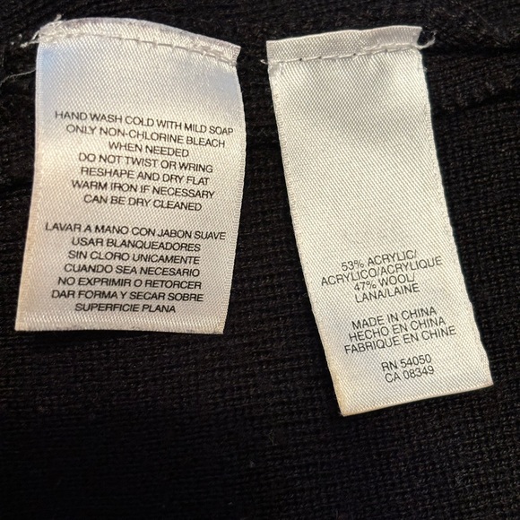 Nine West Plus Size Black Sweater 1X - Picture 6 of 6